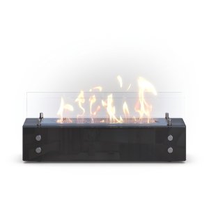 Настольный биокамин SteelHeat PANORAMA 600 черный
