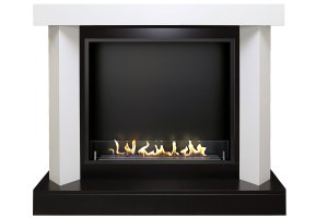Биокамин в портале Firezo Vankuver Фактурный белый, стандарт